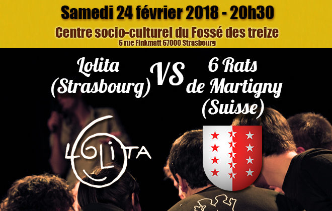 Match d’invitation : LOLITA VS 6 RATS