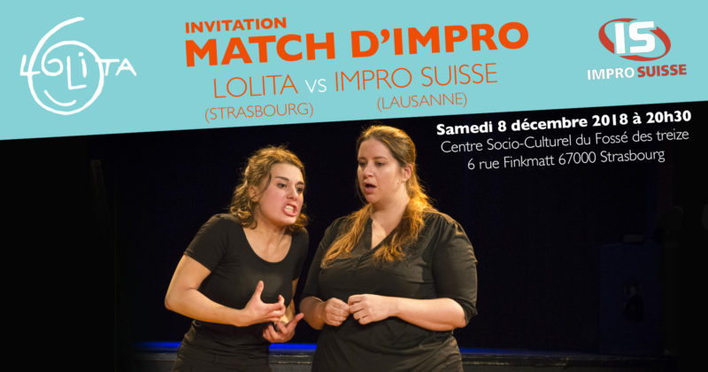 Match d’impro : Lolita vs Impro Suisse (Lausanne)