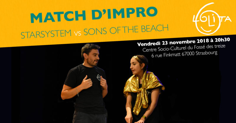 Match d’impro : Starysystem vs Sons of the Beach