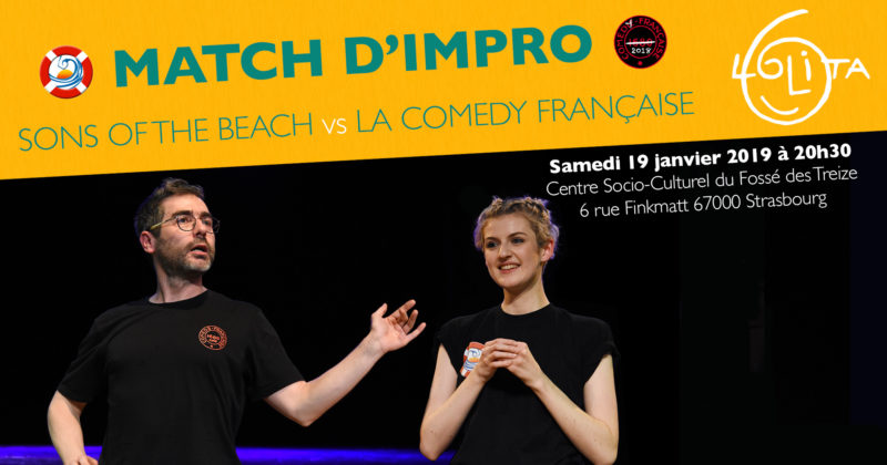 Match d’impro : Sons of the Beach vs La Comedy Française