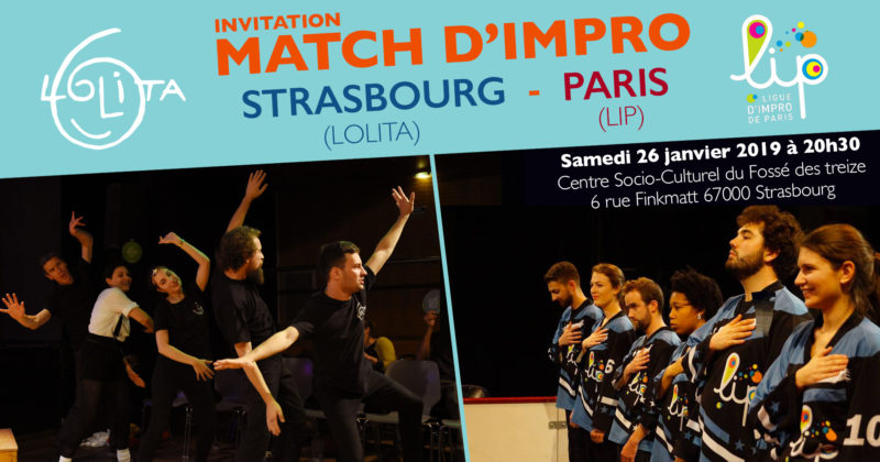 Match d’impro : Lolita vs LIP (Paris)