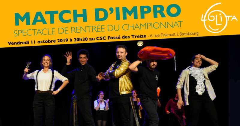 Match d’impro : Spectacle de rentrée du championnat