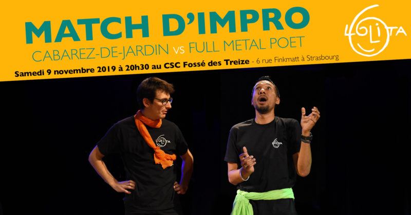 Match d’Impro : Cabarez-de-Jardin vs Full Metal Poet