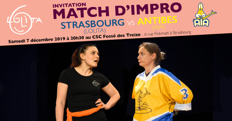 Match d’impro : Strasbourg vs Antibes
