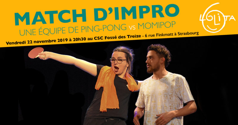 Match d’Impro : Une Équipe de Ping-Pong vs Momipop