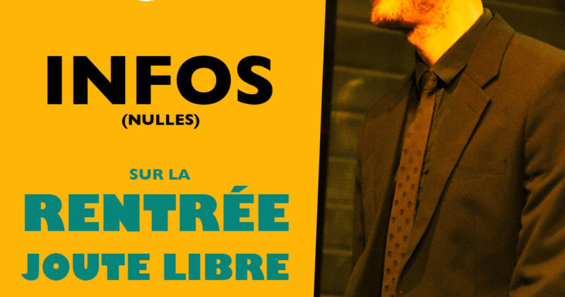 Infos sur les ateliers d’impro en Joute Libre