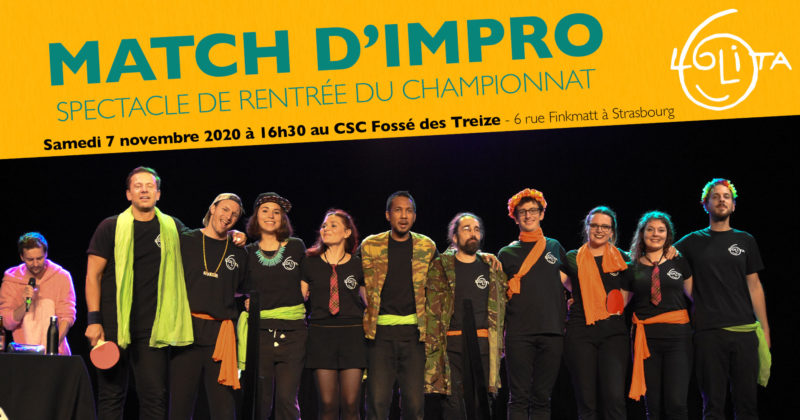 [Annulé] Match d’impro : spectacle de rentrée du Championnat Lolita