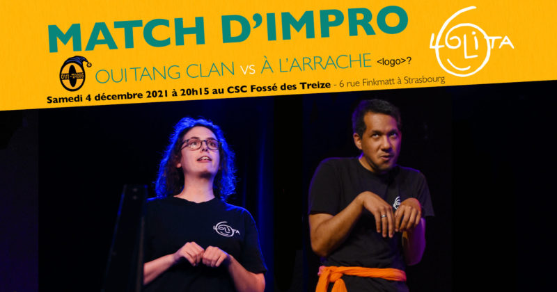 Match d’impro : Oui Tang Clan vs À l’arrache