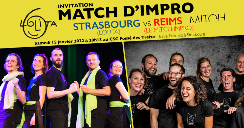 Match d’Impro : Lolita vs LeMitch Impro (Reims)