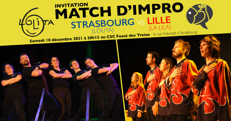 Match d’impro : Lolita vs La LILA