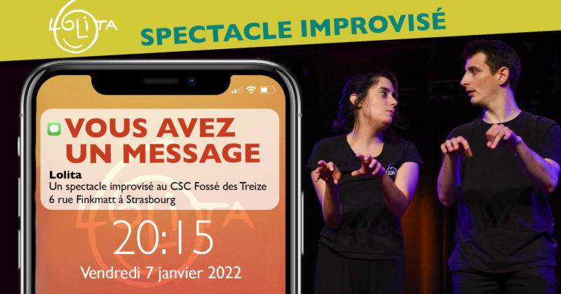 Spectacle improvisé : « Vous avez un message »