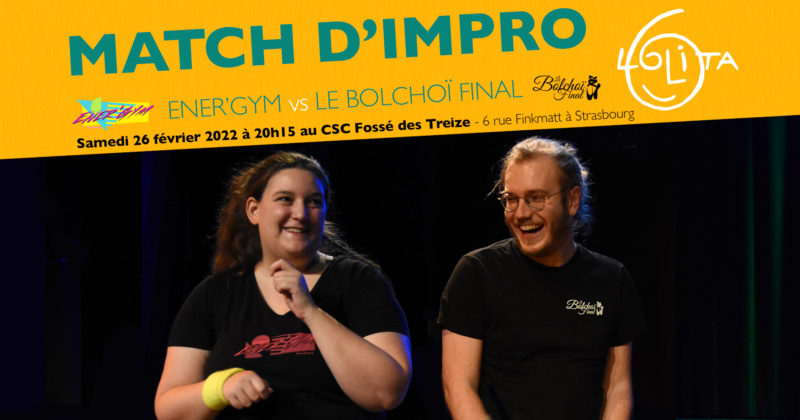 Match d’Impro : Ener’Gym vs Le Bolchoï Final