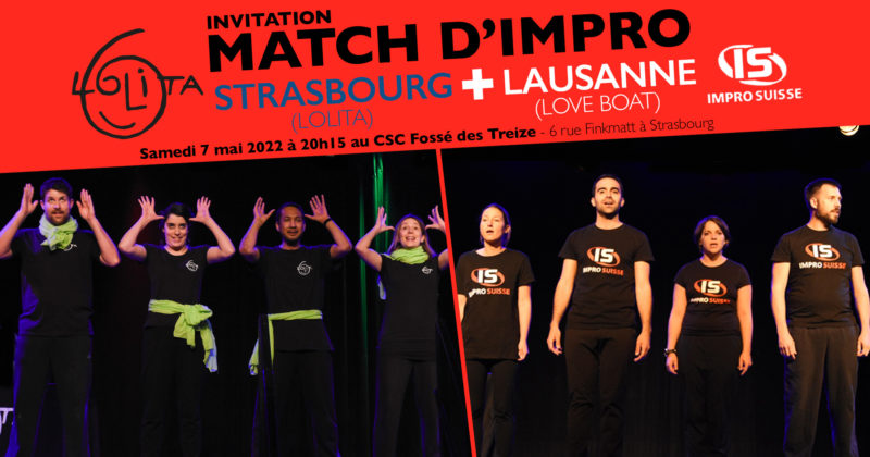 Match d’impro : Lolita + Love Boat (Lausanne – Suisse)