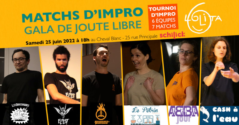 Matchs d’impro : Gala de Joute Libre <br>au Cheval Blanc Schiltigheim