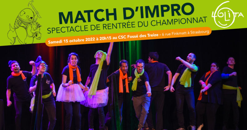 Match d’impro : Spectacle de rentrée du Championnat