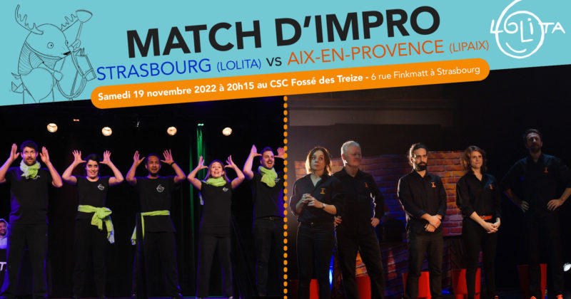 Match d’impro : Lolita vs Lipaix