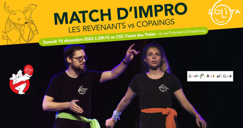 Match d’Impro : Les Revenants vs Copaings