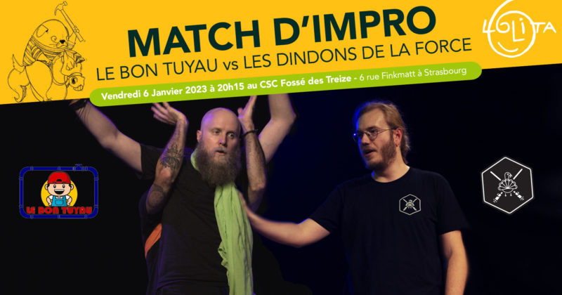 [Complet!] Match d’Impro : Le Bon Tuyau vs Les Dindons de la Force