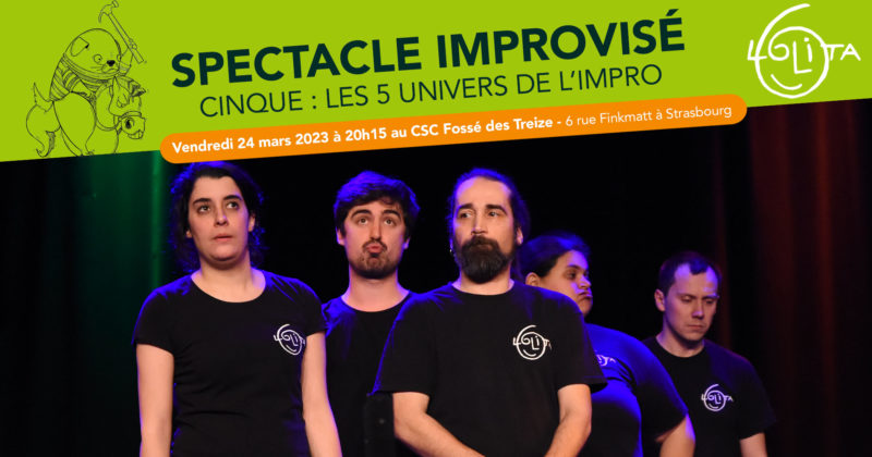 Cinque : les 5 univers de l’impro