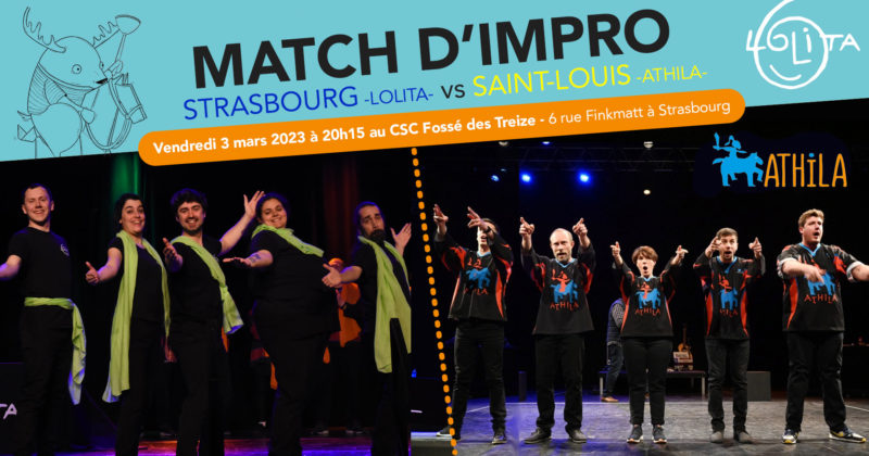 Match d’impro : Lolita vs Athila (Saint-Louis)