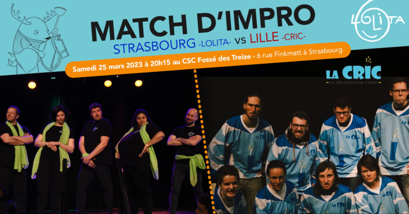 Match d’impro : Lolita vs La CRIC (Lille)