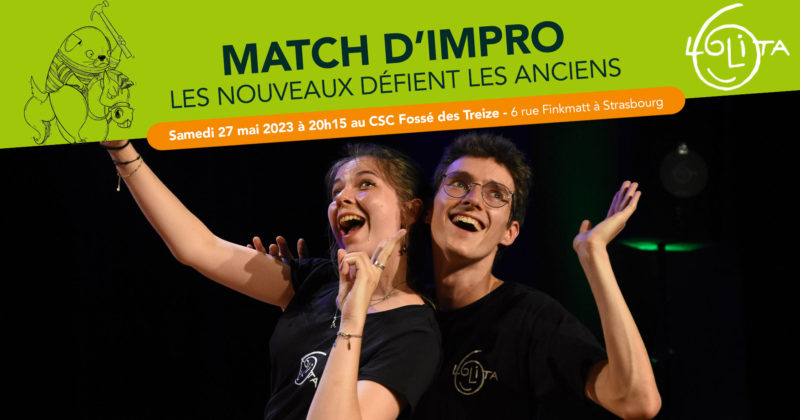 Match d’impro : Les nouveaux défient les anciens!