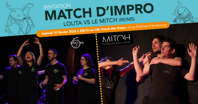 Match d’improvisation : La LOLITA vs Le MITCH (Reims)