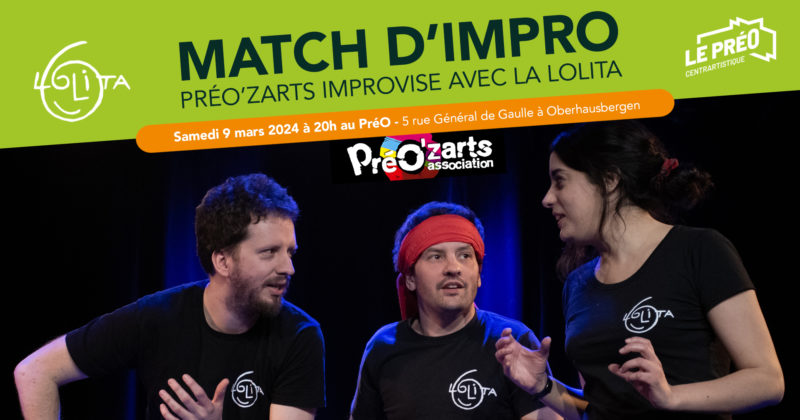 Match d’improvisation : PréO’zarts improvise avec la Lolita