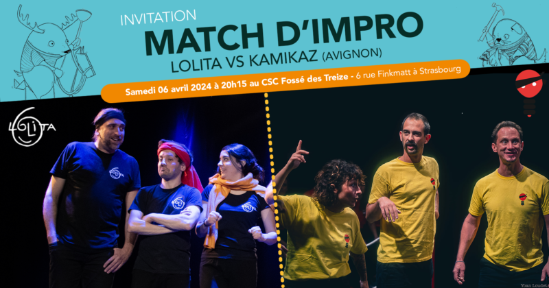Match d’impro : Lolita vs Kamikaz (Avignon)