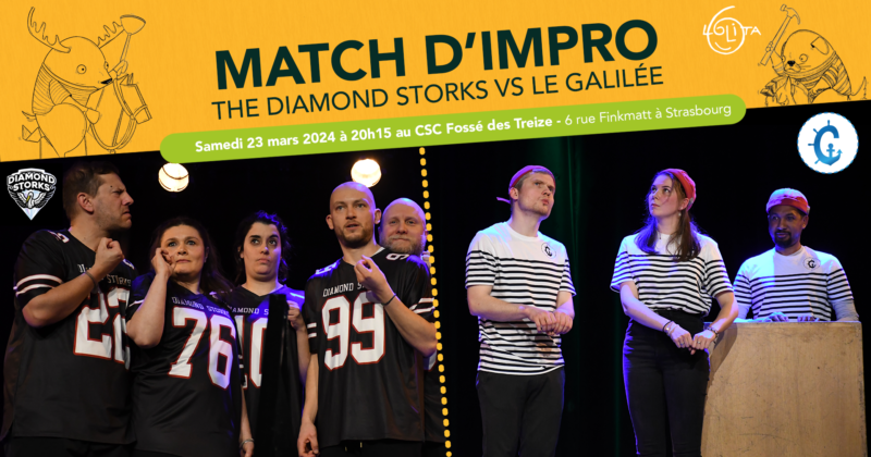Match d’impro : The Diamond storks vs le Galilée