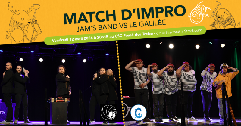 Match d’impro : Jam’s Band vs le Galilée